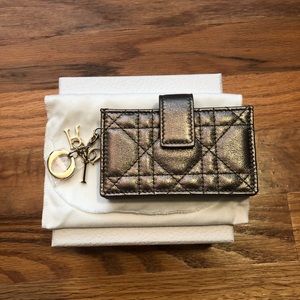 Lady Dior Gusseted Card Holder